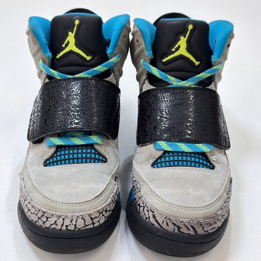 Jordan Son of Mars Wolf Grey Tropical Teal Black 512246-007 Kids Size 4Y